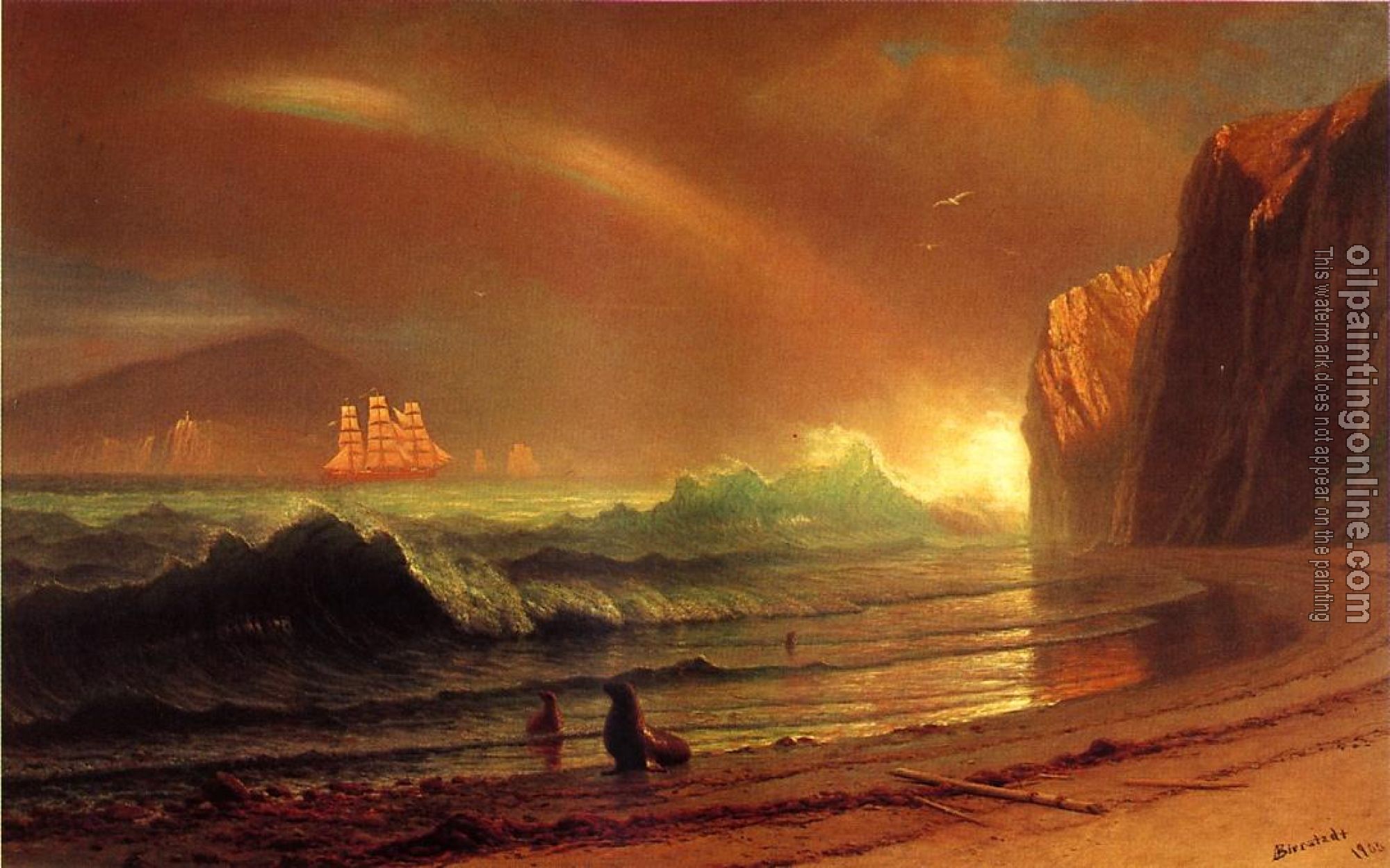 Bierstadt, Albert - The Golden Gate